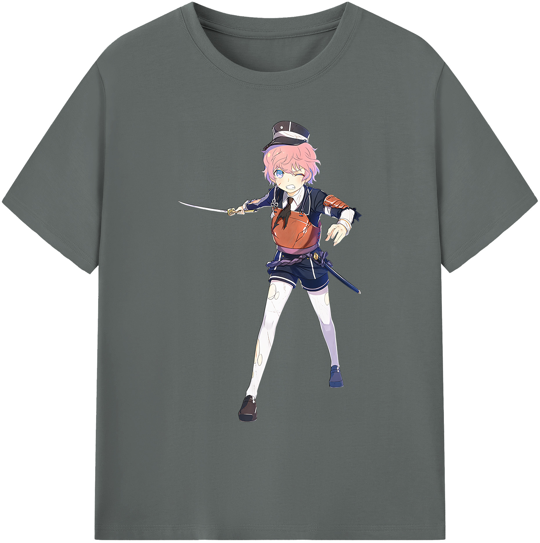 （画像用） 刀剣乱舞 Touken Ranbu 綿100％ メンズ半袖Tシャツ｜肌触りやわらか＆通気性